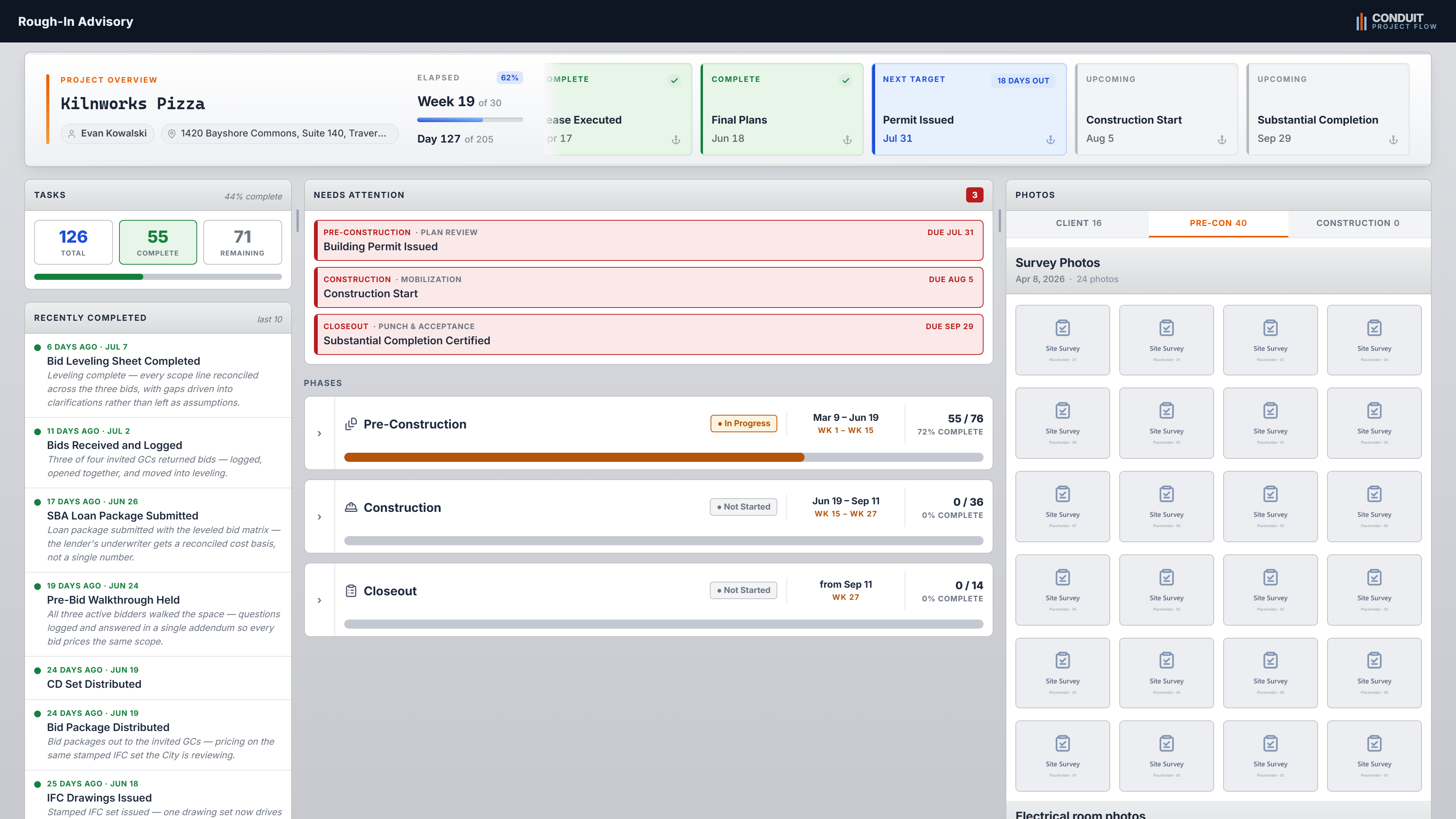 The read-only client portal